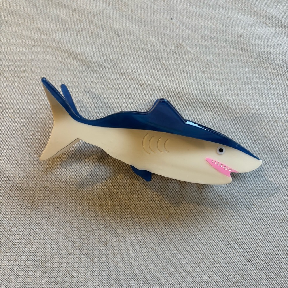 Shark Hair Clip Novelty Jaw Claw Preppy Cute Ocean Style Accessory